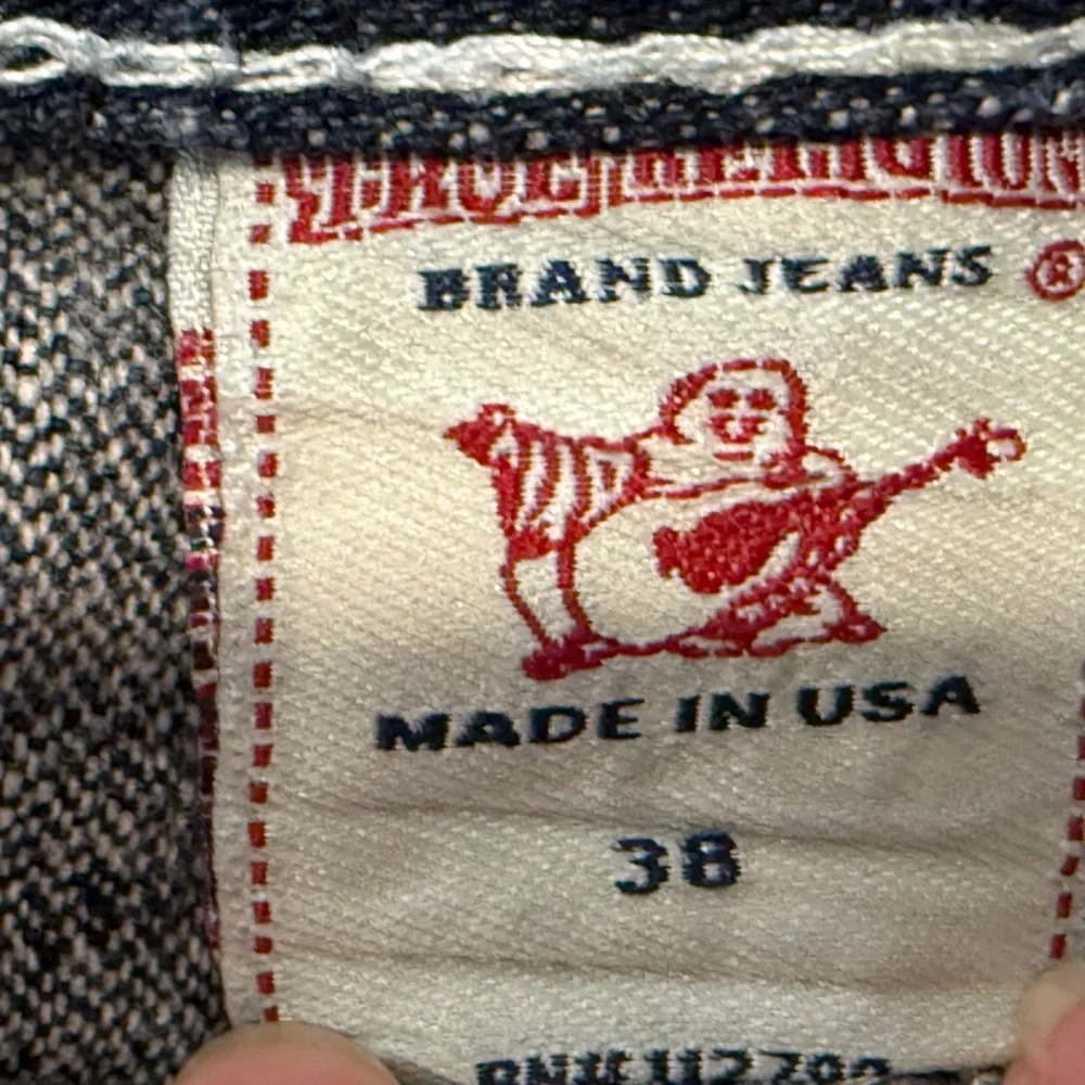 True Religion Jeans Billy 38‎ USA Back Pockets Embroidery Horseshoe